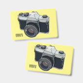 Cartoon filmcamera badge (Voor- en achterkant)