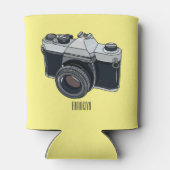 Cartoon filmcamera blikjeskoeler (Achterkant)