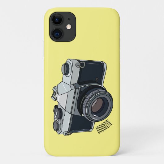 Cartoon filmcamera Case-Mate iPhone case (Achterkant)