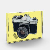 Cartoon filmcamera fotoblokken (Links)