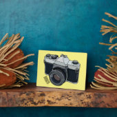 Cartoon filmcamera fotoplaat (Zijkant)