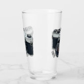 Cartoon filmcamera glas (Links)