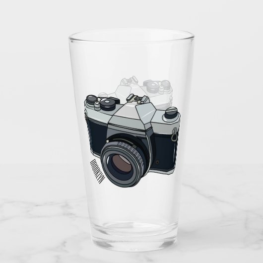 Cartoon filmcamera glas (Voorkant)