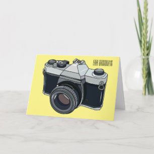 Cartoon filmcamera kaart