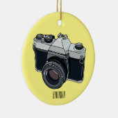Cartoon filmcamera keramisch ornament (Rechts)