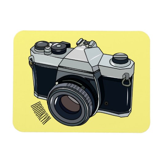 Cartoon filmcamera magneet (Horizontaal)