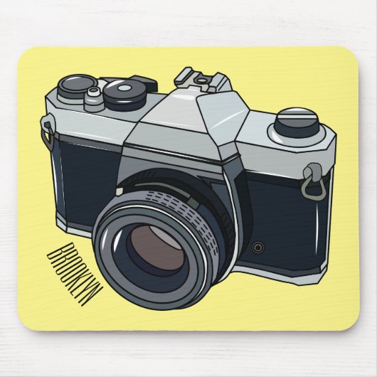 Cartoon filmcamera muismat (Voorkant)