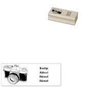 Cartoon filmcamera rubberstempel (Gestempeld)
