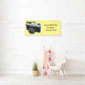 Cartoon filmcamera spandoek (Insitu)