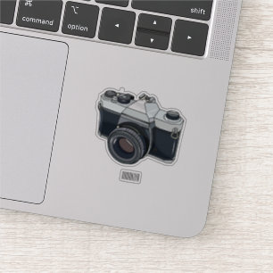 Cartoon filmcamera sticker