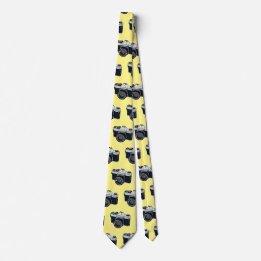 Cartoon filmcamera stropdas (Voorkant)