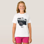 Cartoon filmcamera t-shirt (Voorkant volledig)