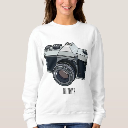 Cartoon filmcamera trui (Voorkant)