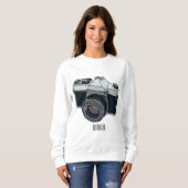 Cartoon filmcamera trui (Voorkant volledig)