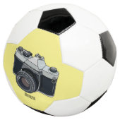 Cartoon filmcamera voetbal (Drie kwart)