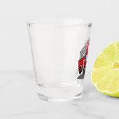 Cartoon Fire Engine Shot Glas (Links)