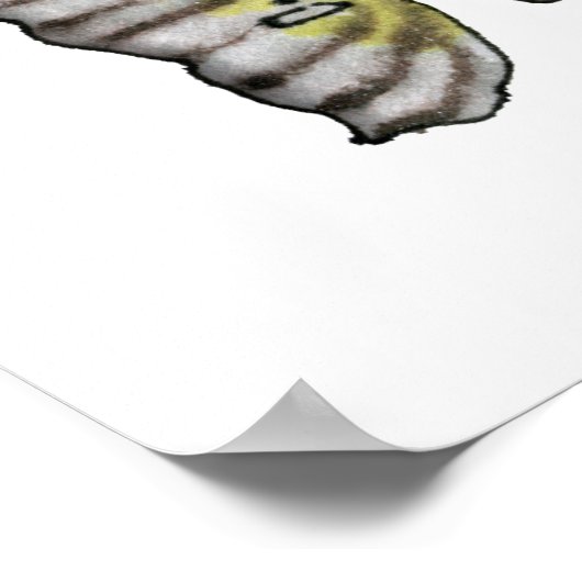 Cartoon Fish Children's Wall Art Poster (Hoek)