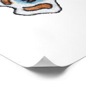 Cartoon Fish Sweetlips Poster Muurkunst (Hoek)