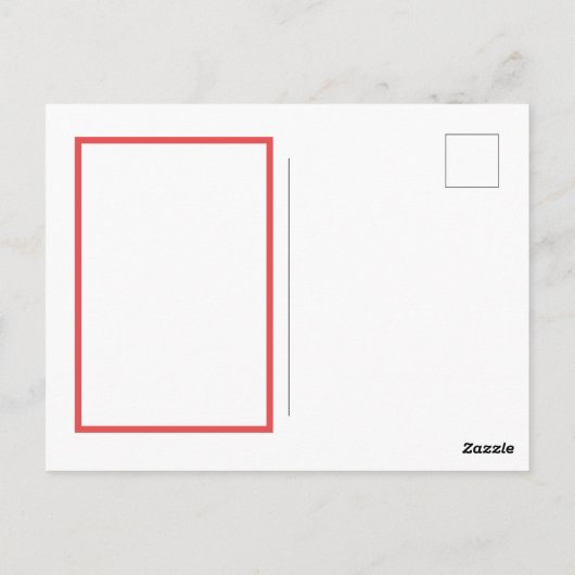 Cartoon Flamingo Dank u Briefkaart (Achterkant)