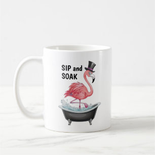 Cartoon Flamingo Koffiemok