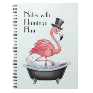 Cartoon Flamingo Notitieboek
