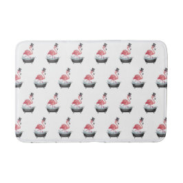 Cartoon Flamingo patroon Badmat