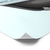 Cartoon Flamingo Poster (Hoek)