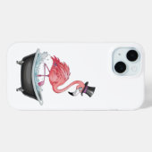 Cartoon Flamingo Telefoon Case (Achterkant (horizontaal))
