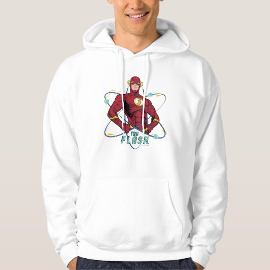 Cartoon Flash atoomgrafisch Hoodie (Voorkant)