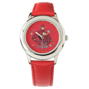 Cartoon Flash atoomgrafisch Horloge
