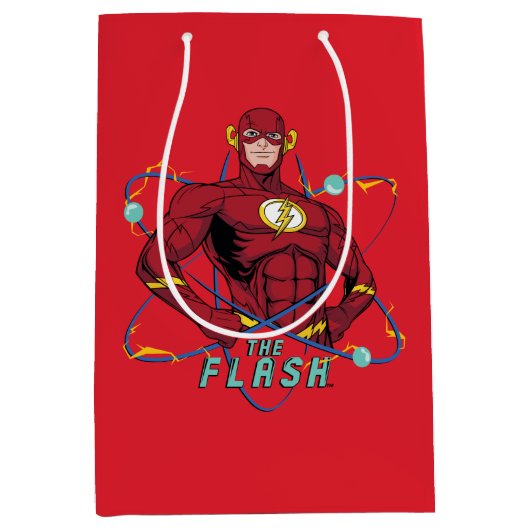 Cartoon Flash atoomgrafisch Medium Cadeauzakje (Voorkant)