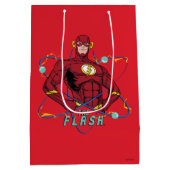 Cartoon Flash atoomgrafisch Medium Cadeauzakje (Achterkant)