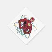 Cartoon Flash atoomgrafisch Servet (Hoek)