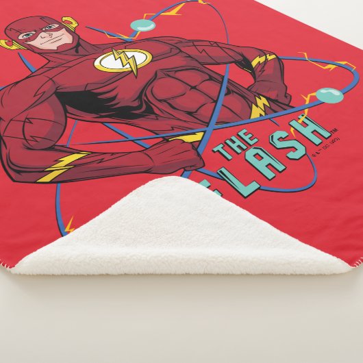 Cartoon Flash atoomgrafisch Sherpa Deken (3/4)