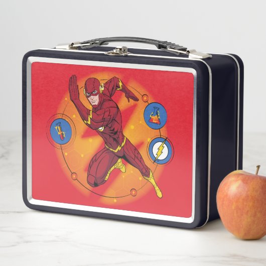 Cartoon Flash Laboratory Running Graphic (In situ)