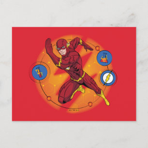 Cartoon Flash Laboratory Running Graphic Briefkaart