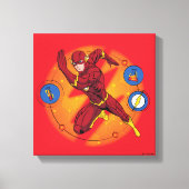 Cartoon Flash Laboratory Running Graphic Canvas Afdruk (Voorkant)