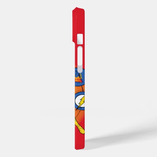 Cartoon Flash Laboratory Running Graphic Case-Mate iPhone Case (Achterkant / Links)