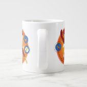 Cartoon Flash Laboratory Running Graphic Grote Koffiekop (Achterkant)