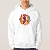 Cartoon Flash Laboratory Running Graphic Hoodie (Voorkant)