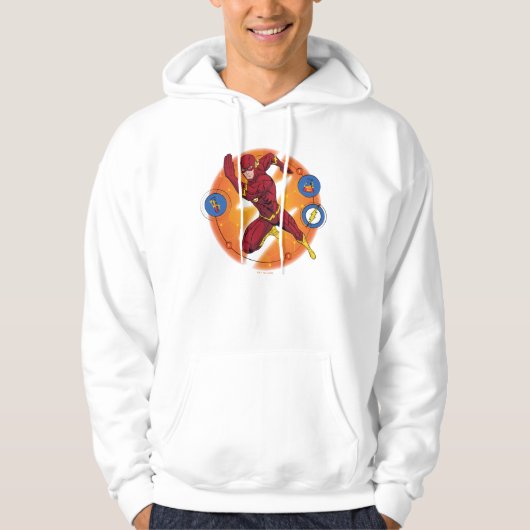 Cartoon Flash Laboratory Running Graphic Hoodie (Voorkant)