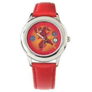 Cartoon Flash Laboratory Running Graphic Horloge
