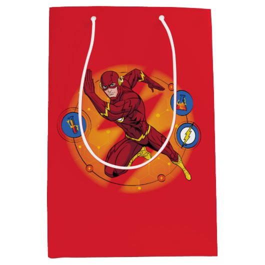 Cartoon Flash Laboratory Running Graphic Medium Cadeauzakje (Voorkant)