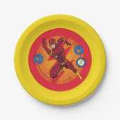 Cartoon Flash Laboratory Running Graphic Papieren Bordje (Voorkant)