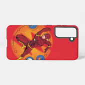 Cartoon Flash Laboratory Running Graphic Samsung Galaxy Hoesje (Achterkant horizontaal)