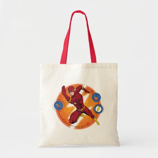 Cartoon Flash Laboratory Running Graphic Tote Bag (Voorkant)