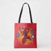 Cartoon Flash Laboratory Running Graphic Tote Bag (Voorkant)
