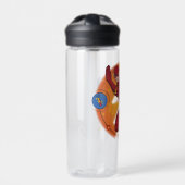 Cartoon Flash Laboratory Running Graphic Waterfles (Voorkant)