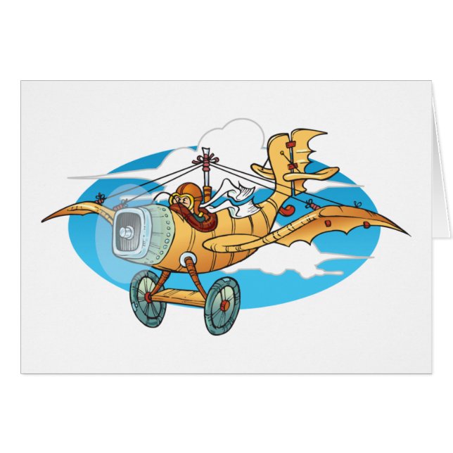 Cartoon Flivver (Voorkant Horizontaal)