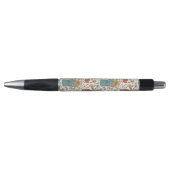 Cartoon floreel patroon met vogels 2 pen (Voorkant)